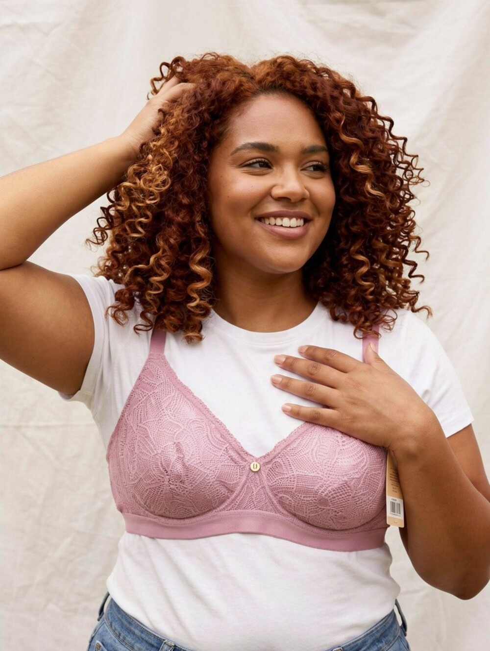 Understance Lace Unlined Bra | Dusty Rose or Lavender | Size 38 DD